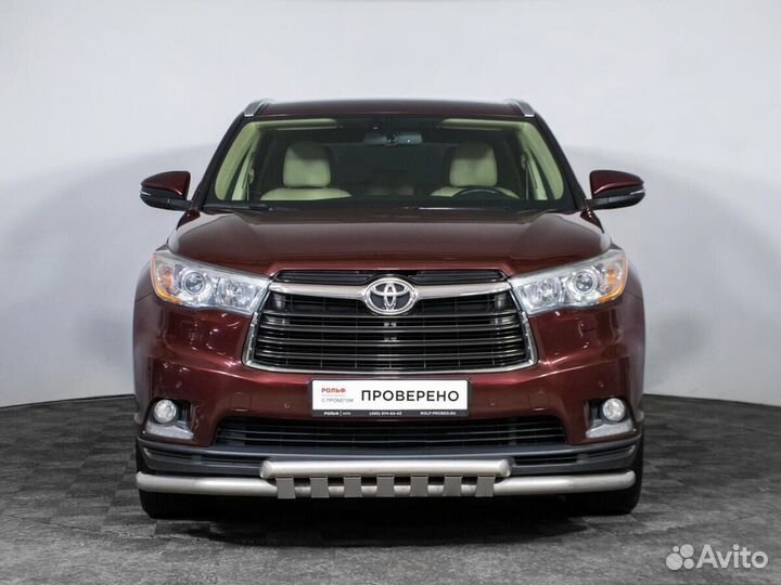 Toyota Highlander 3.5 AT, 2014, 102 350 км