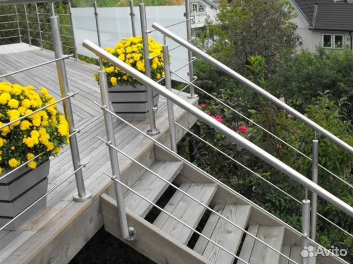 Перила из нержавеющей стали