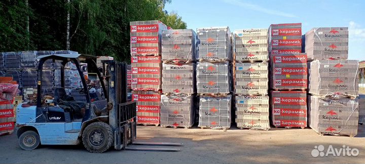 Кирпич облицовочный-полнотелый -2,1 нф блоки