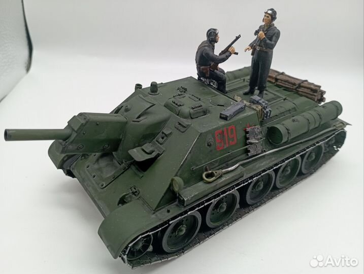 Советское сау су 122 в масштабе 1:35