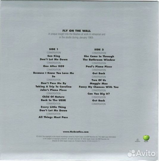 Виниловая пластинка The Beatles Let It Be. Naked