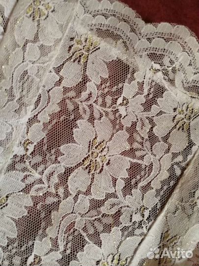 Белый школьный фартук