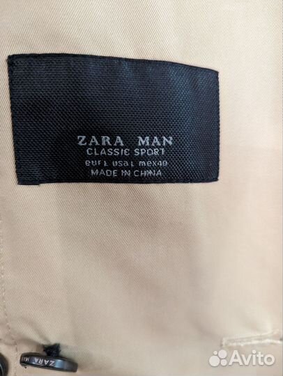 Плащ мужской утепленный zara