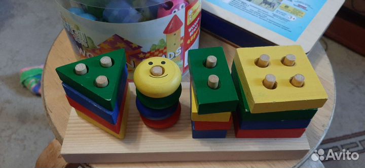Деревянные игрушки пакетом