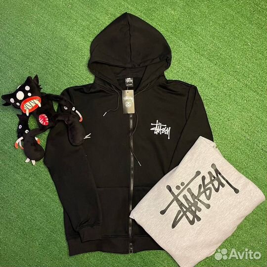 Зип худи stussy