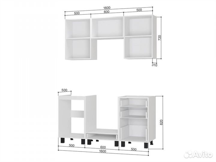 Кухня готовая 1,7 метра с доставкой