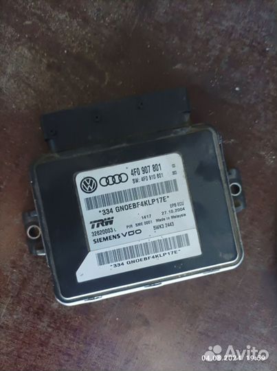 Блок управления ручником Ауди A6 C6 4F0907801