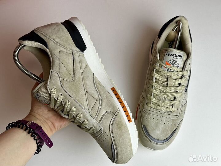 Кроссовки мужские Reebok Classic 41-46 бежевые