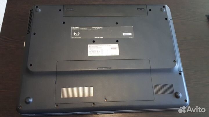 Ноутбук sony PCG-7121P разборка