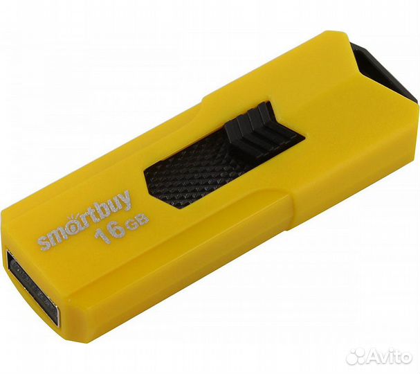 Флеш-накопитель Smartbuy Stream USB 2.0 16GB, желт