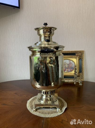 Самовар банка Царская на 9л