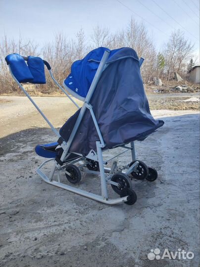 Коляска санки