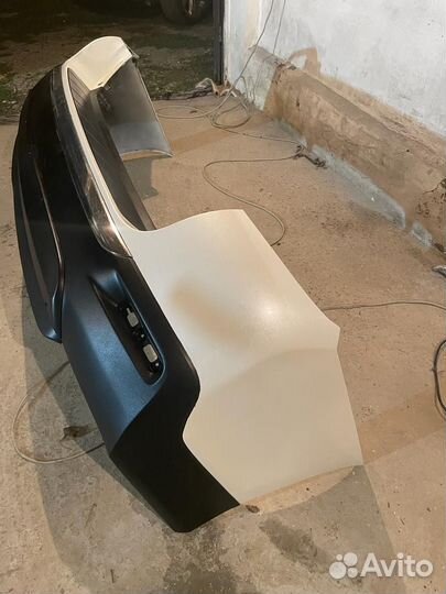 Задний бампер toyota highlander 2