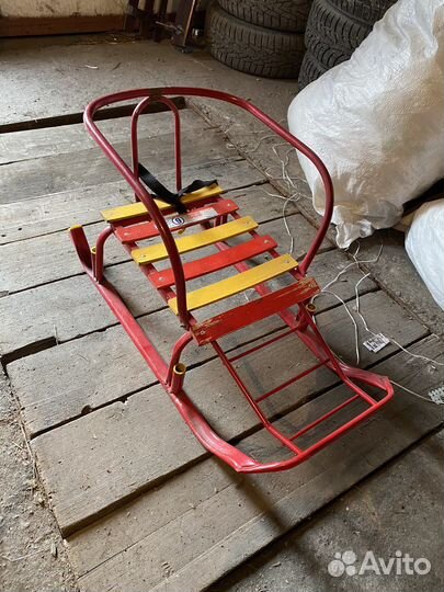 Детские санки с колесами