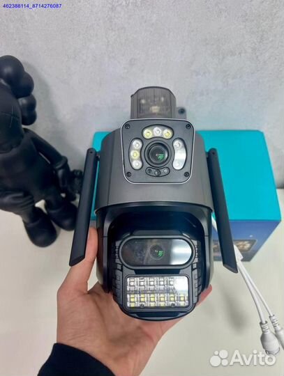 Камера видеонаблюдения уличная WiFi с мигалкой