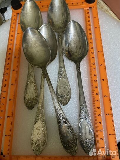 Мельхиор. Столовый. Ложки, вилки, ножи