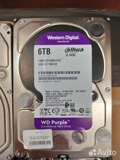 HDD 6Tb / 4Tb / 2Tb /1Tb / 500Gb в наличии
