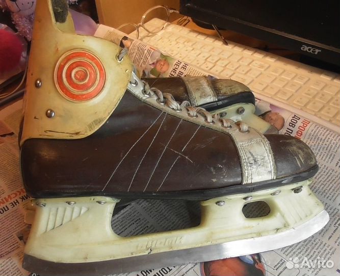 Коньки хоккейные СССР
