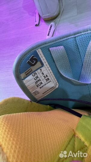 Сноубордические ботинки burton 38