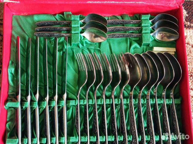 Набор столовых приборов СССР нержавейка купить в Москве | Товары для ...