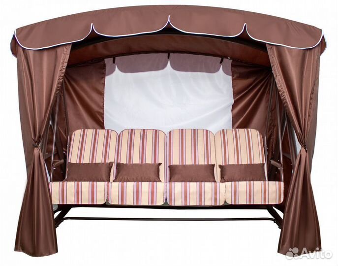 Садовые качели Дефа Люси Люкс, шоколад