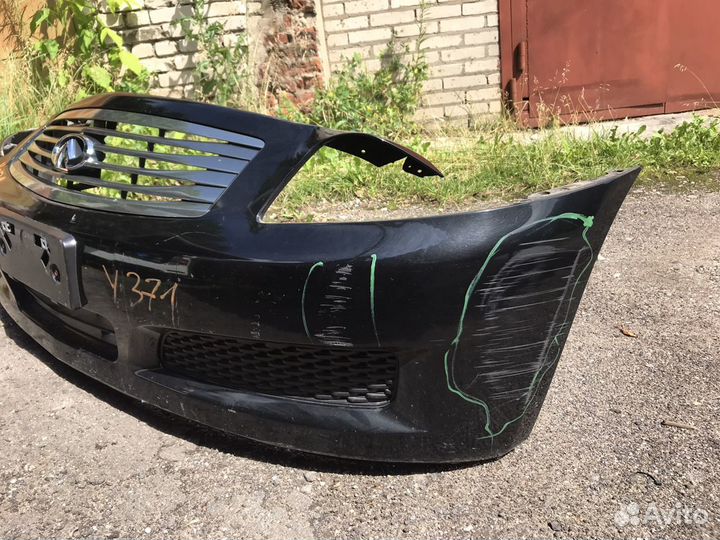 Infiniti g35 v36 бампер передний в сборе