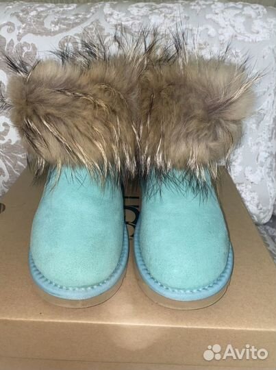 Угги Ugg женские с натуральным мехом лисы