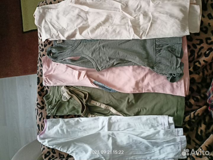 Вещи пакетом на девочку 140, 146, 152