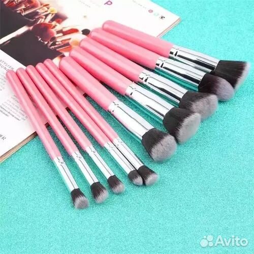 Набор кистей для макияжа 10 штук