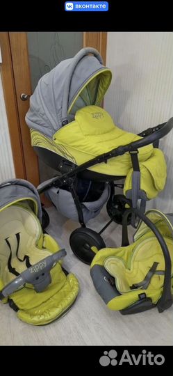 Коляска zippy 3 в 1