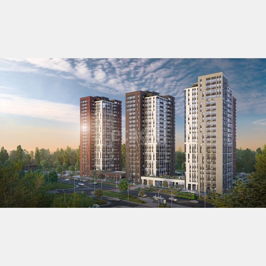 1-к. квартира, 33,2 м², 4/16 эт.