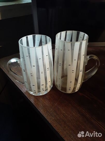 Пивная кружка СССР с берёзками