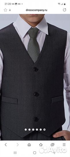 Жилет школьный для мальчика 146 dress code