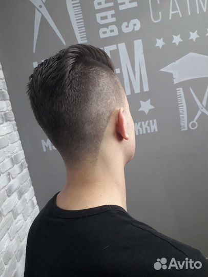 Барбер (мужские стрижки, правка неудачных стрижек)