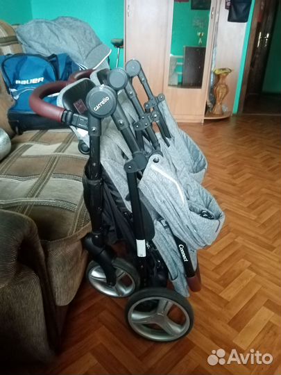 Универсальная коляска для двойни carrello connect