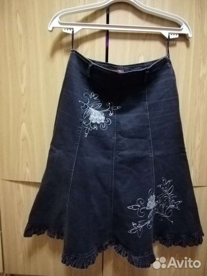 Юбка джинсовая