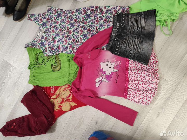 Вещи пакетом на девочку