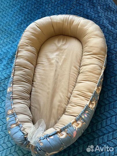 Кокон для новорожденных и подушка в подарок