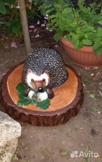 Ёжик из бетона