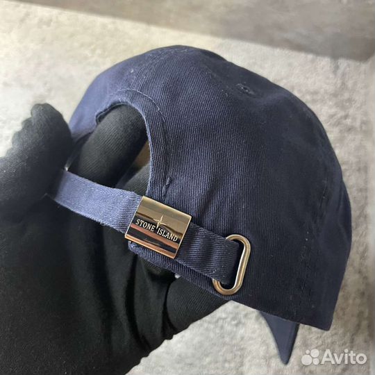 Бейсболка stone island новая синяя