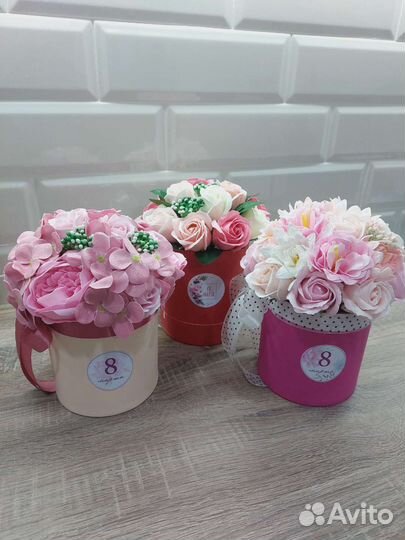 Букеты из мыльных роз, букеты из мыла