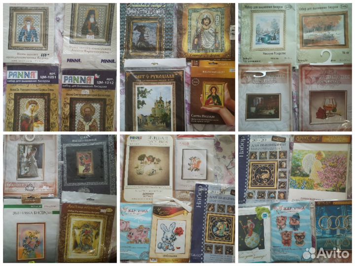 Наборы для вышивания бисером и крестиком