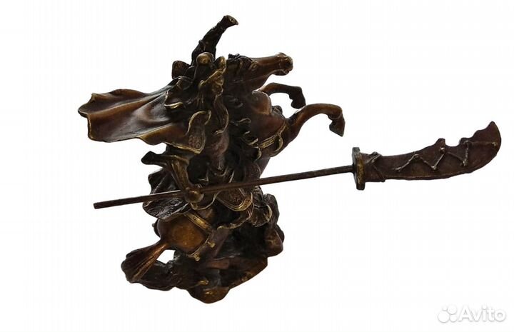 Гуань Юй Китайская Статуэтка из Бронзы RU*01a