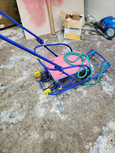 Детские санки с колесами