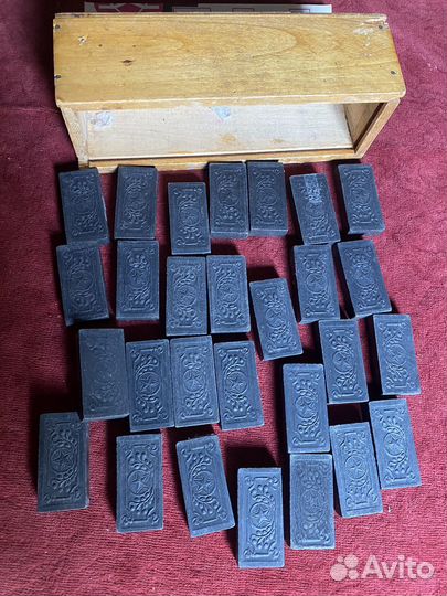 Редкое домино из СССР, дерево 