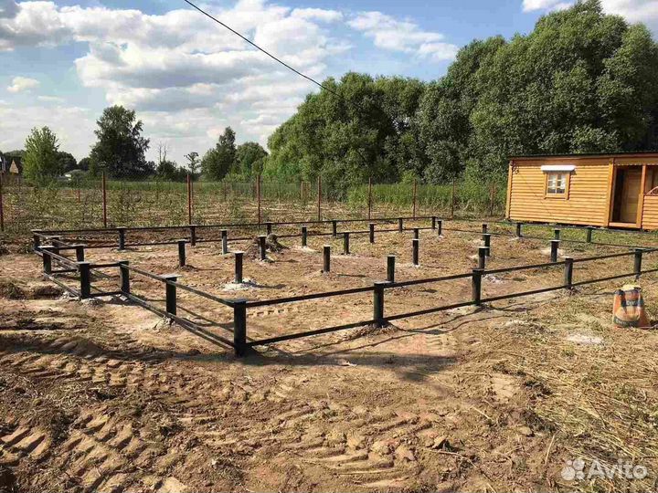 Сваи винтовые с монтажом под ключ