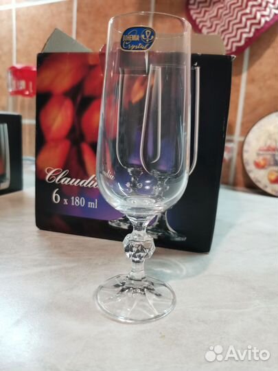 Набор бокалов новые
