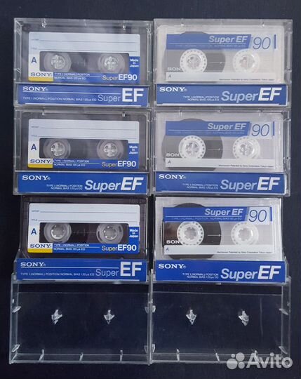 Аудиокассеты Sony Super EF-90
