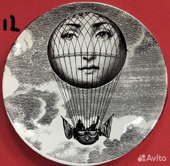 Декоративная тарелка Fornasetti торг уместен