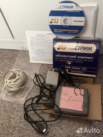 Модeм adsl Netronix мn-01 usв Стрим